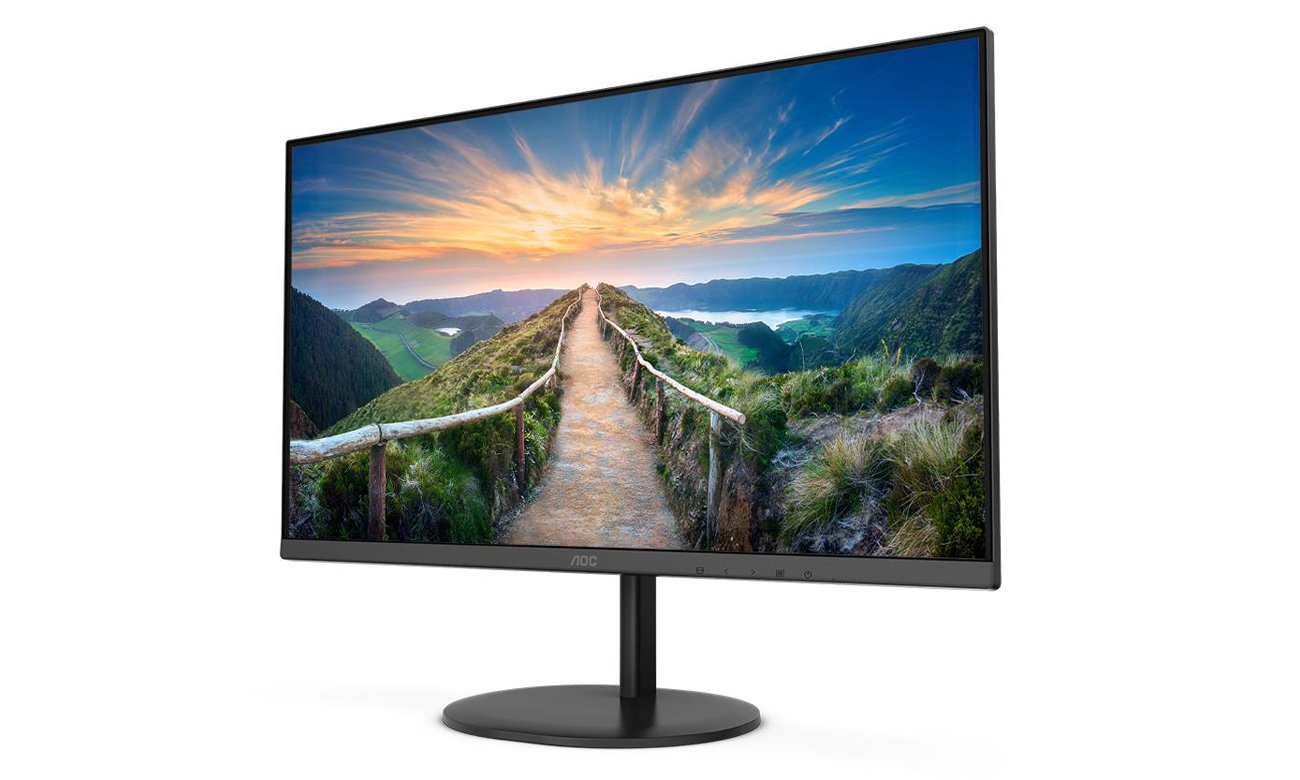 AOC Q32V4 widok z przodu pod kątem
