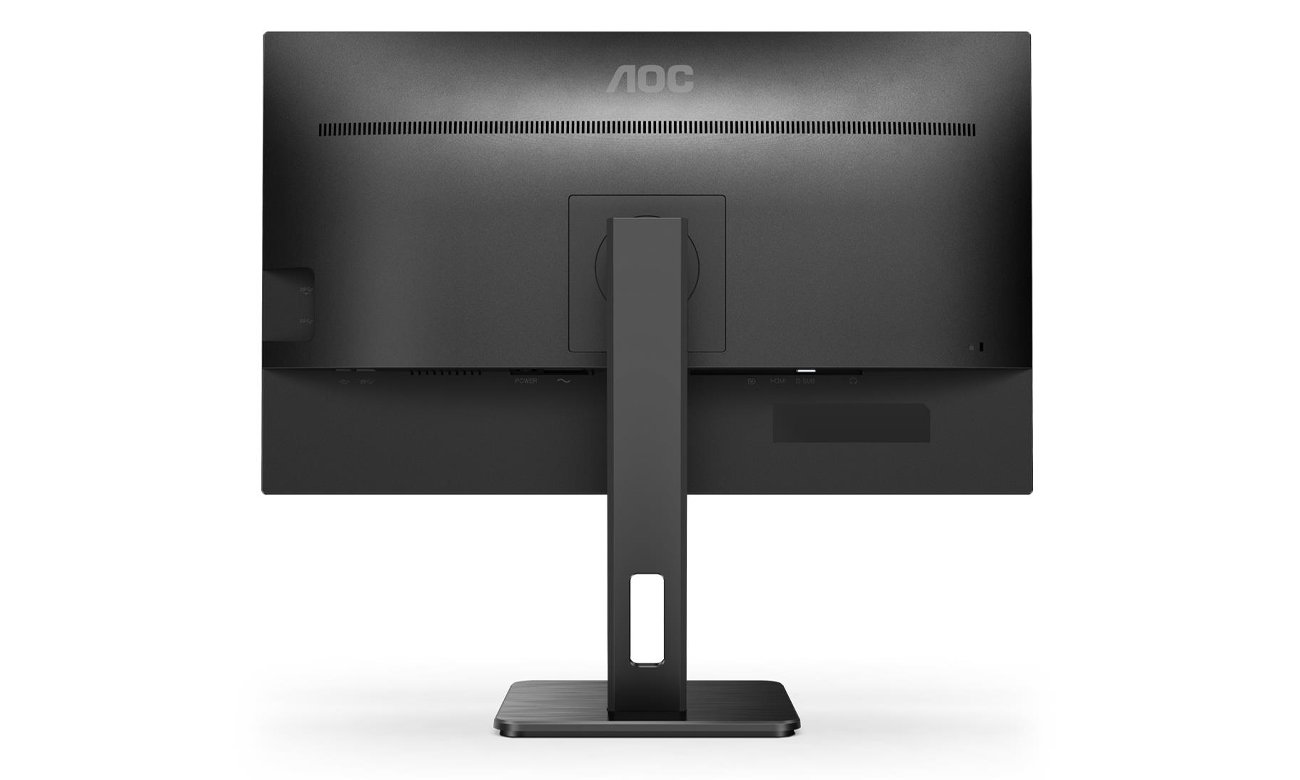 AOC U27P2CA widok z tyłu