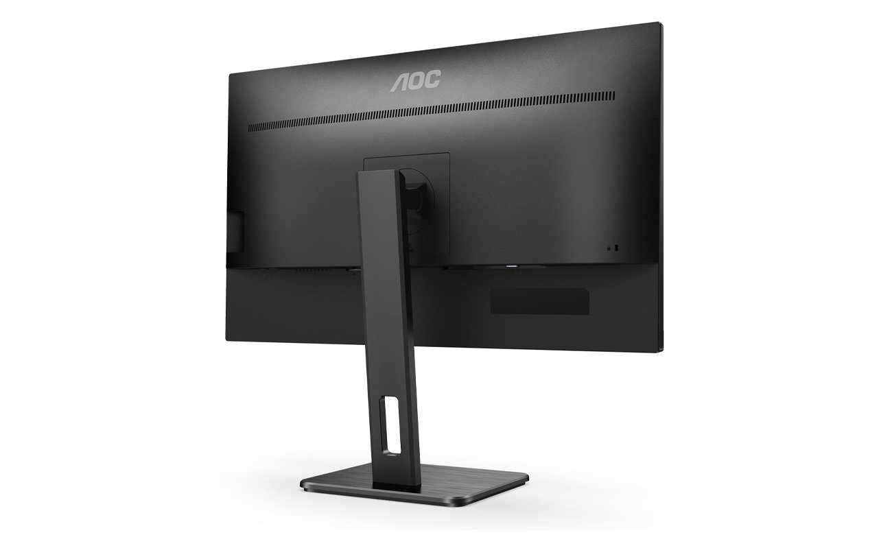 AOC U27P2CA widok z tyłu pod kątem