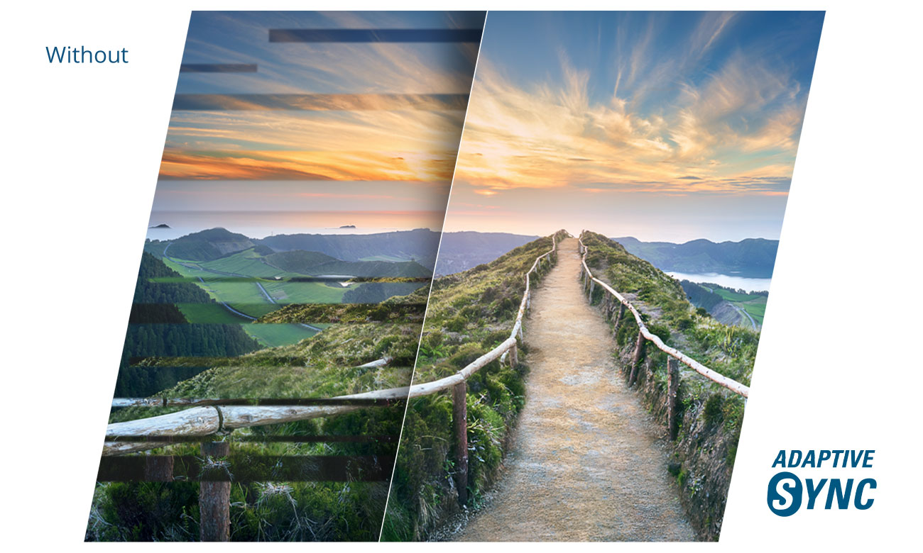 AOC U27V4EA technologia Adaptive Sync