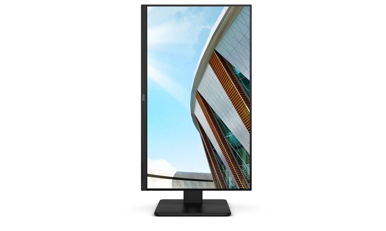 AOC U32P2 widok z przodu, PIVOT
