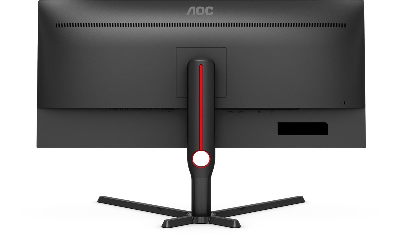 AOC U34G3XM/EU widok z tyłu