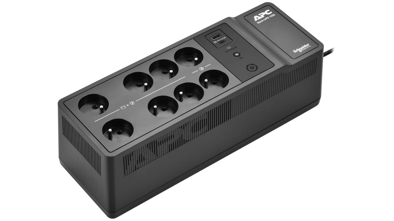 APC Back-UPS (1050VA/600W, 230V, 8xE, USB-A, USB-C)