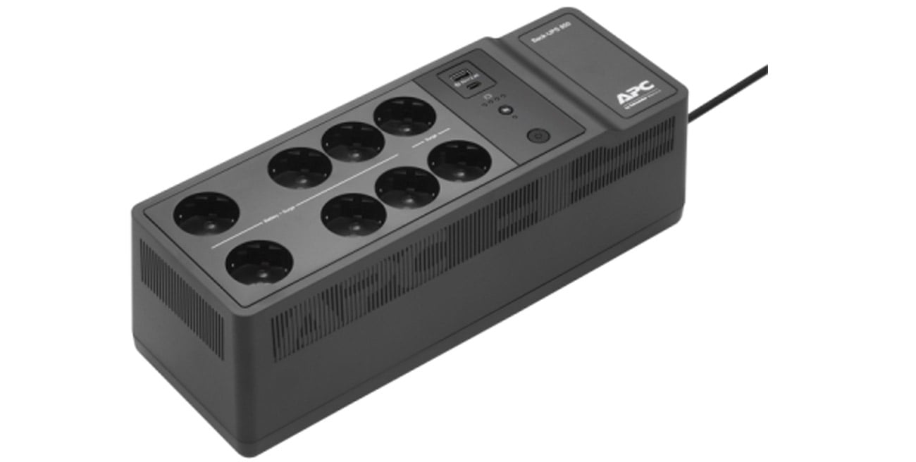 APC Back-UPS BE850G2-GR widok z góry pod kątem