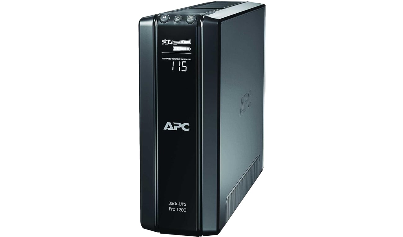 APC Back-UPS Pro 1200 widok z przodu