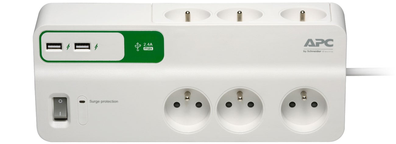 APC Essential SurgeArrest PM6U-FR złącza