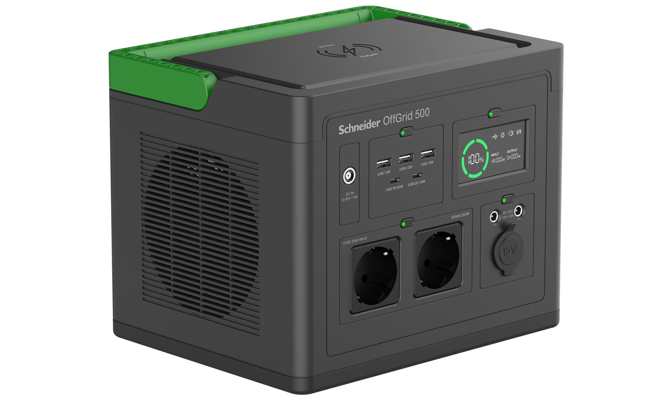 Stacja zasilania APC 500 (517Wh, 2x Schuko)