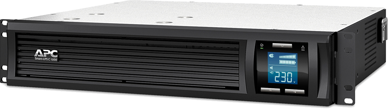 APC Smart-UPS C 1000VA SMC1000I-2U widok z przodu