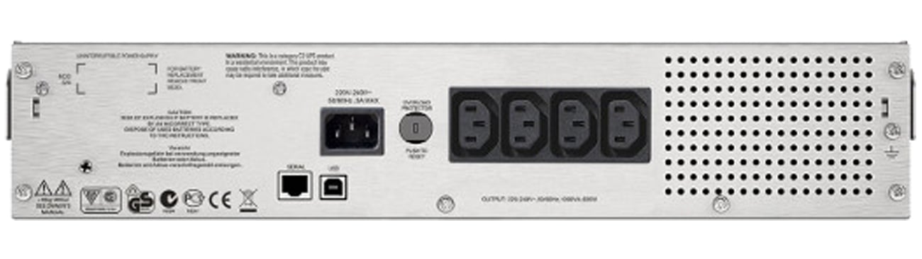 APC Smart-UPS C 1000VA SMC1000I-2U widok złączy