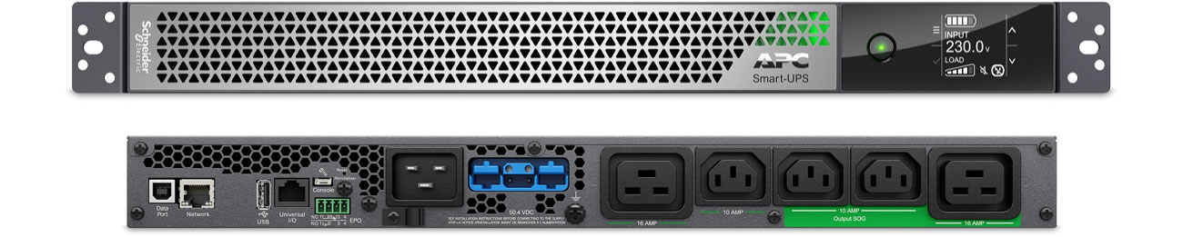 APC Smart-UPS Ultra Li-ion 3KVA/3KW przód tył