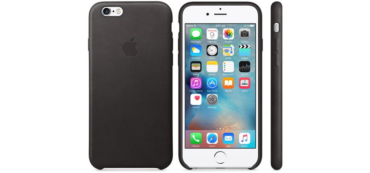 Apple iPhone 6s Leather Case czarny