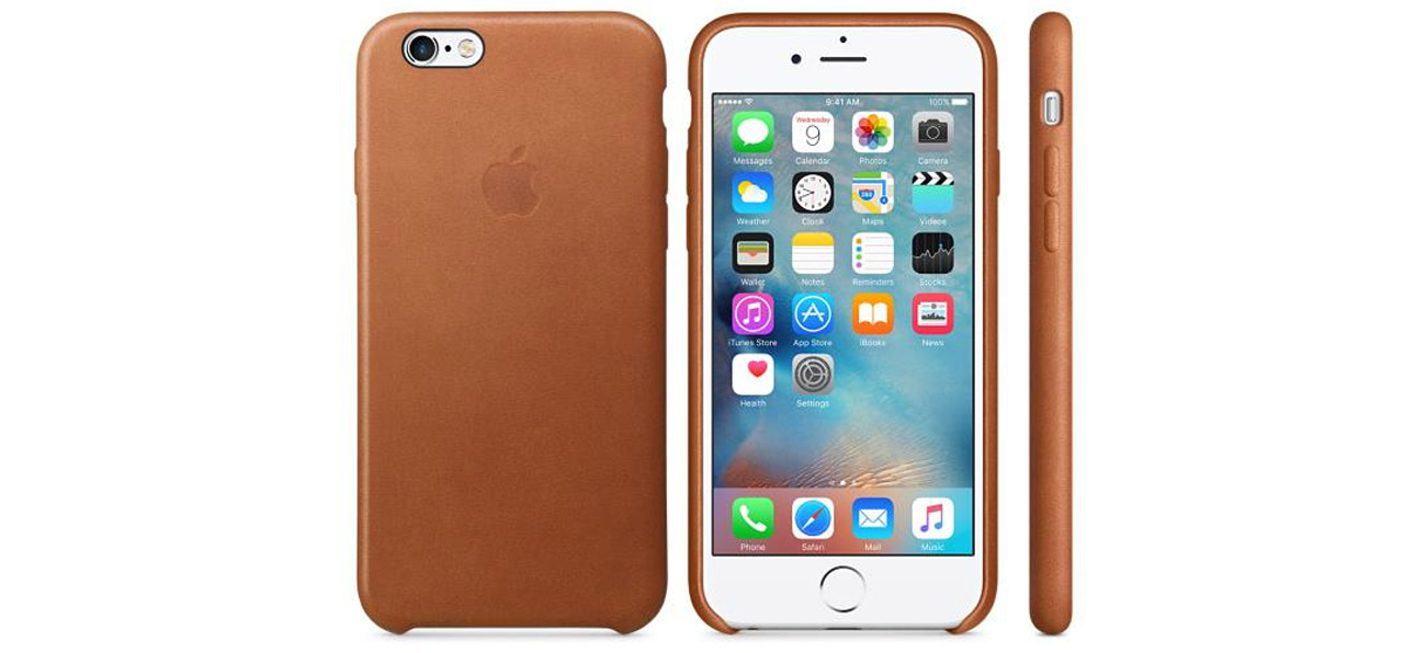 Apple iPhone 6s Leather Case jasny brązowy