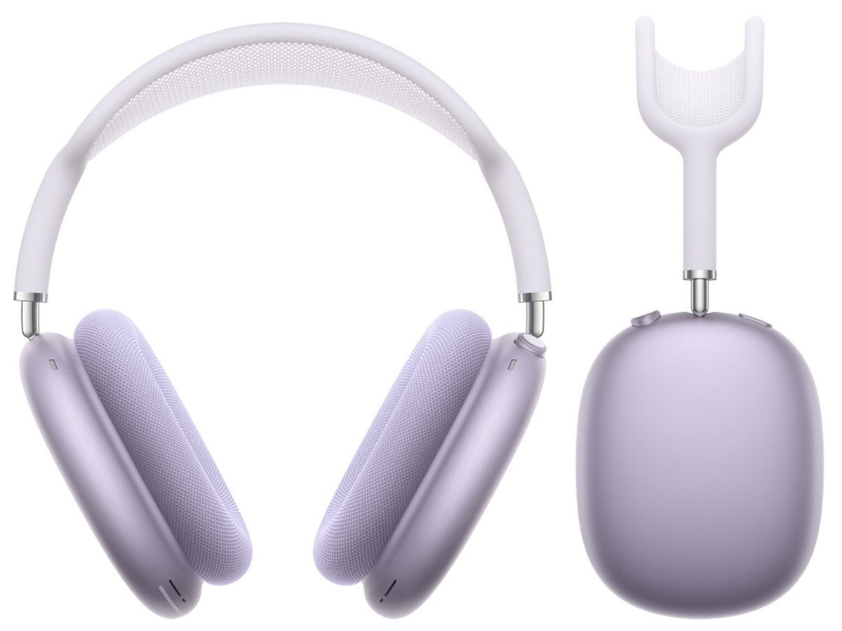 Apple AirPods Max Fioletowe - Widok ogólny