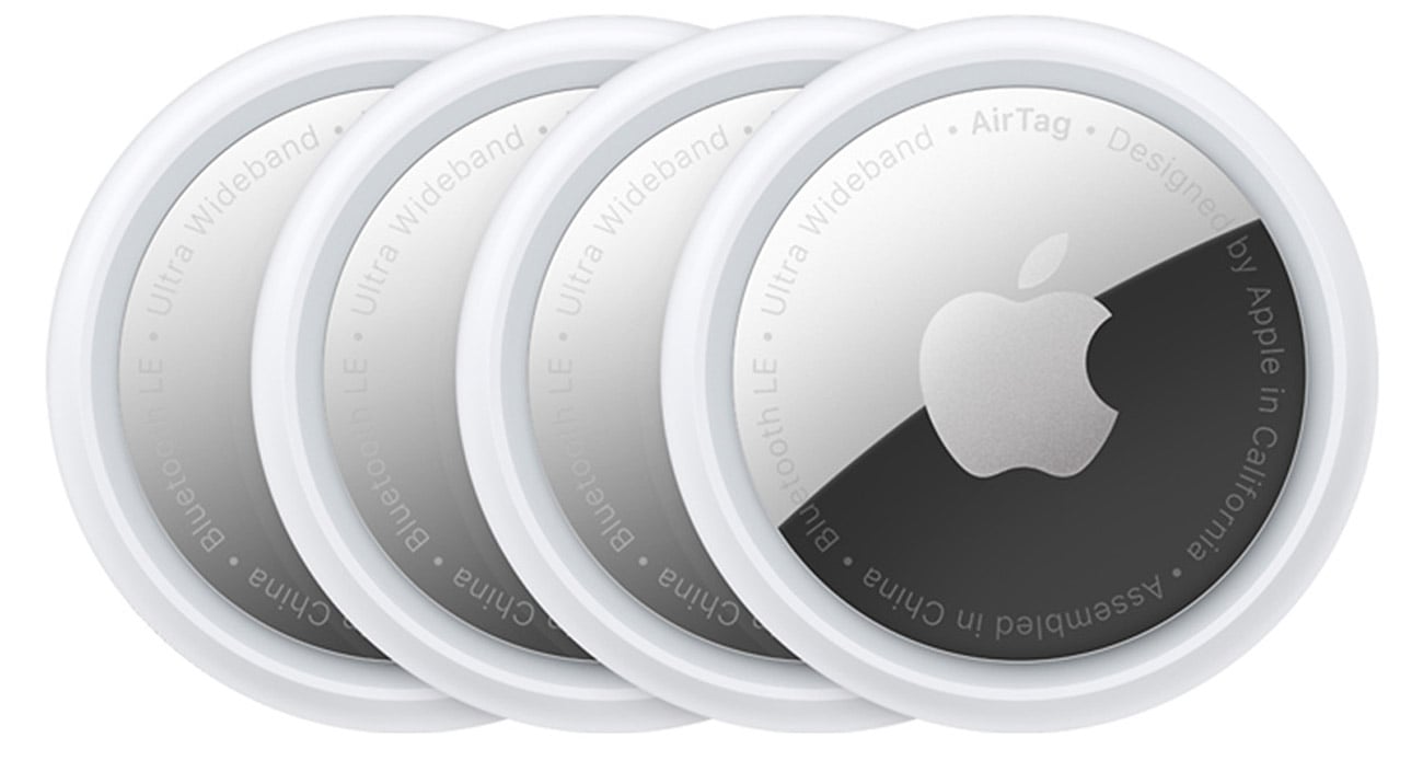 Zestaw 4 lokalizatorów przedmiotów Apple AirTag