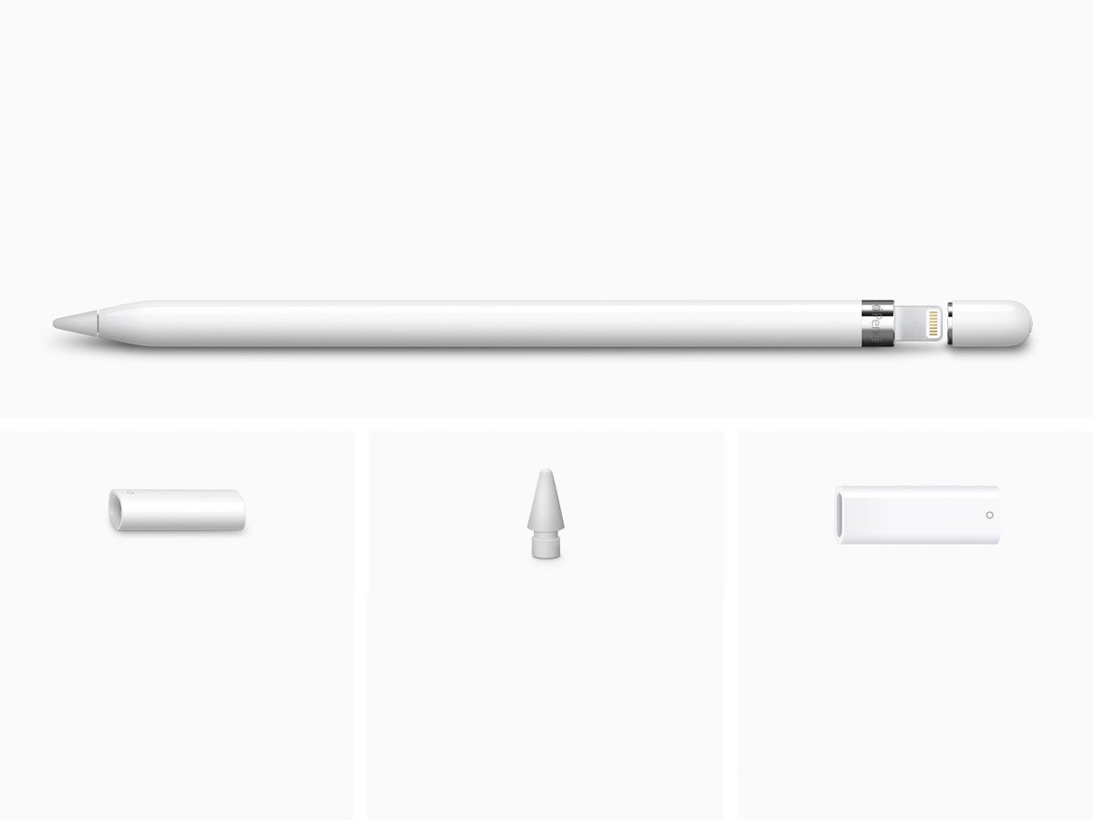 Apple Pencil (1. generacji) - Akcesoria w zestawie