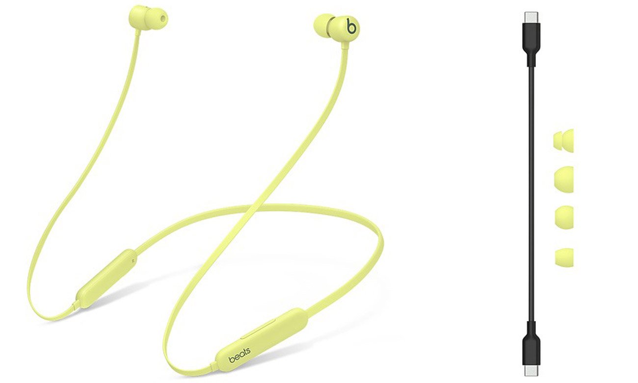 Słuchawki bezprzewodowe Apple Beats Flex Żółty yuzu