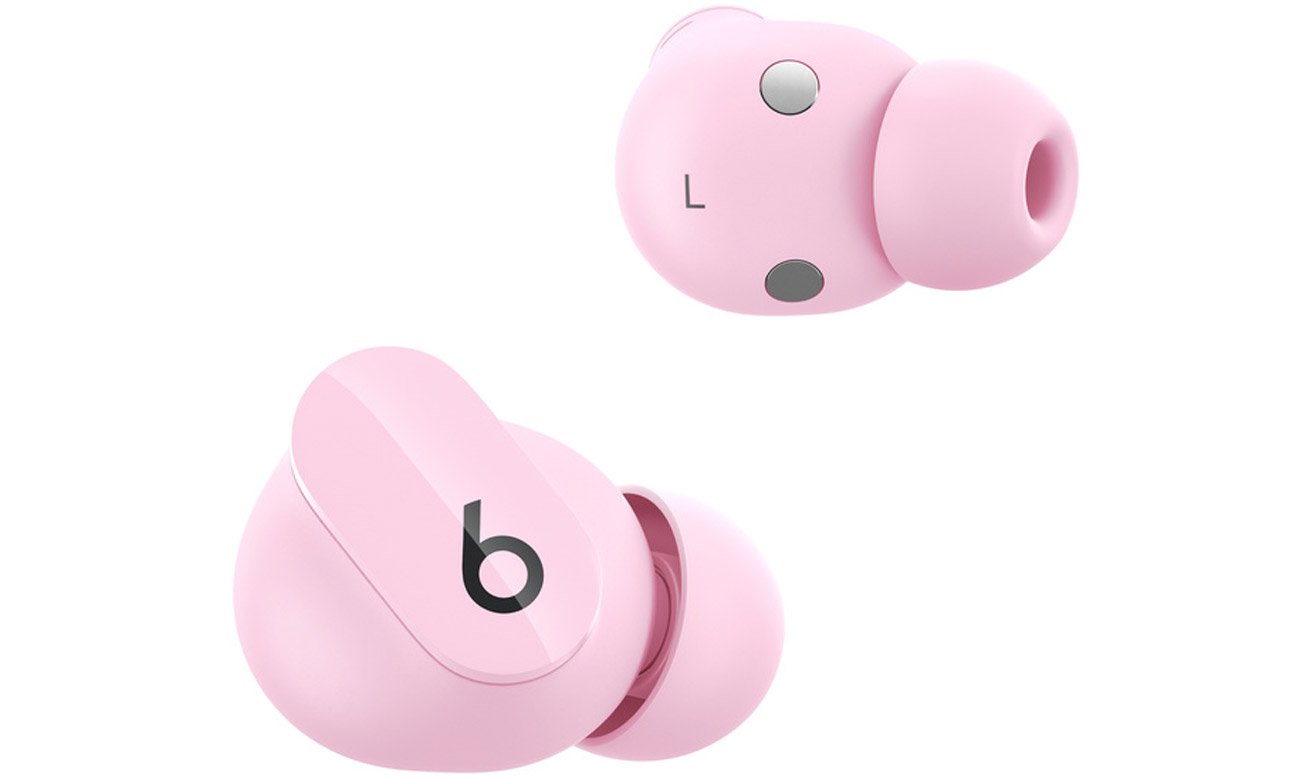 Słuchawki bezprzewodowe Apple Beats Studio Buds Cukierkowy róż - Lewa i prawa słuchawka
