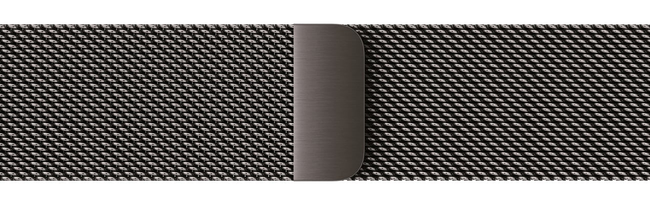 Bransoleta mediolańska do Apple Watch 38-41 mm Łupek - Widok ogólny