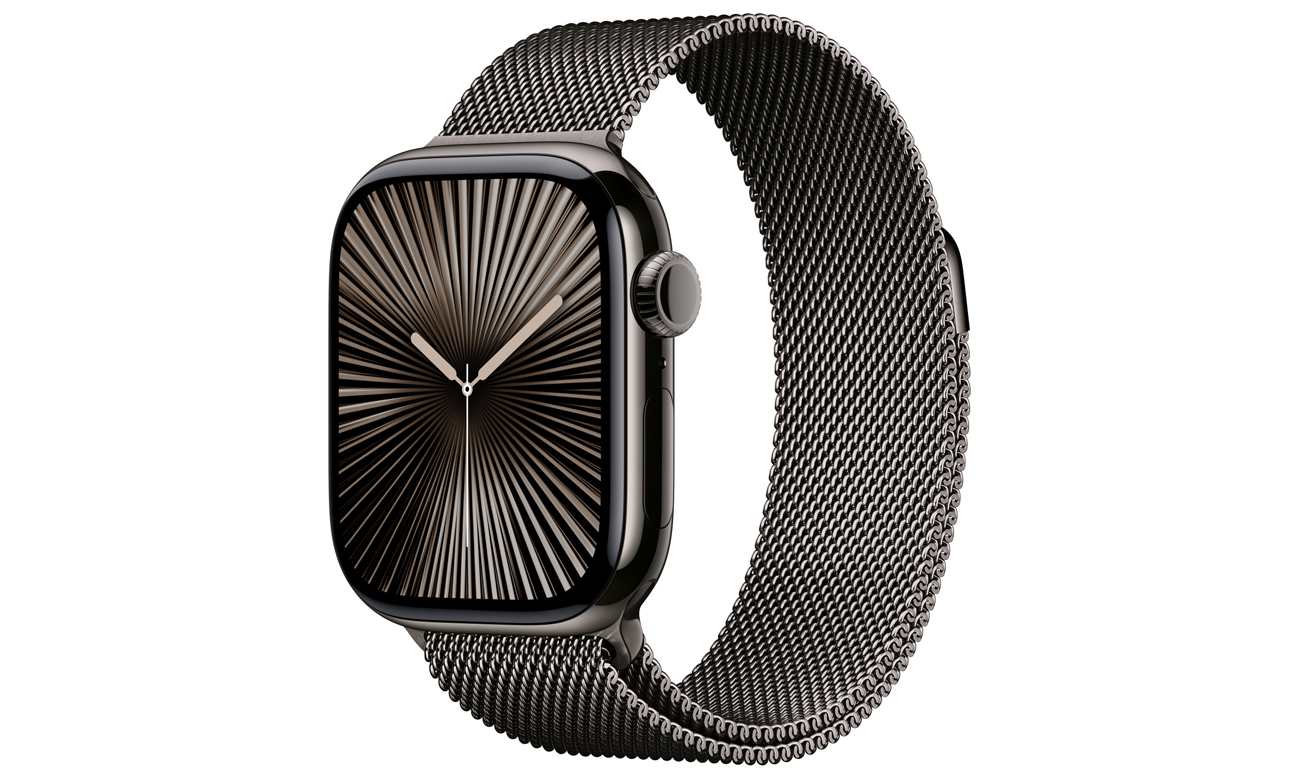 Bransoleta mediolańska do Apple Watch 38-42 mm Łupek - Widok ogólny