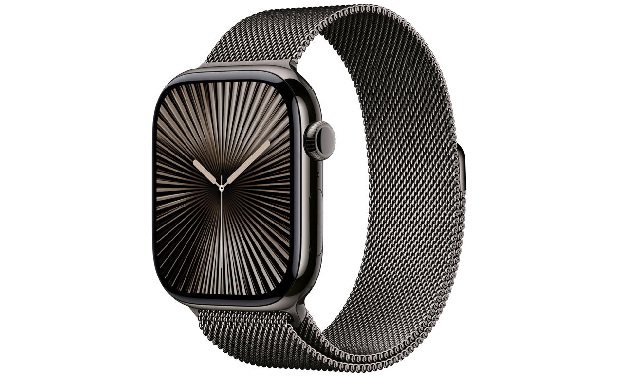 Bransoleta mediolańska do Apple Watch 44-49 mm M/L Łupek - Widok ogólny