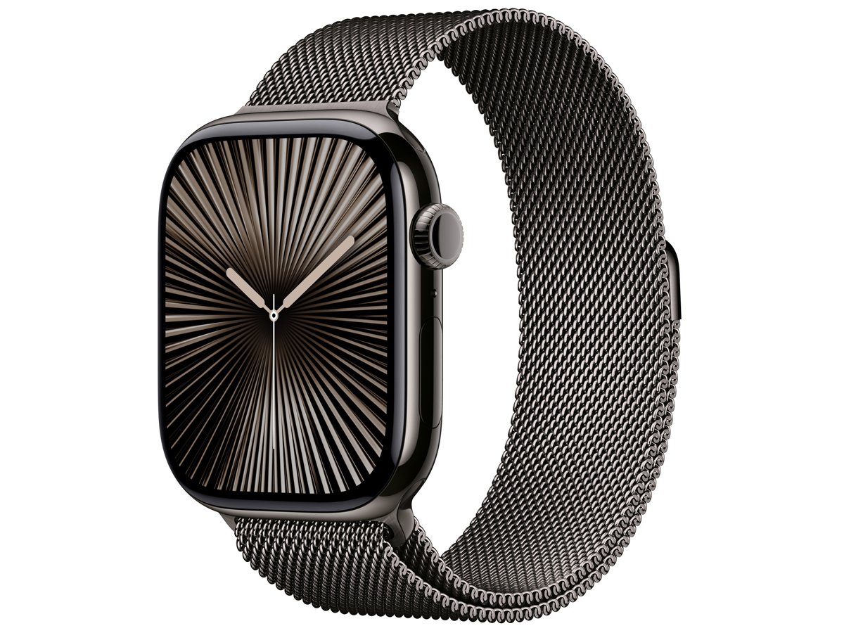 Bransoleta mediolańska do Apple Watch 44-49 mm M/L Łupek - Widok ogólny