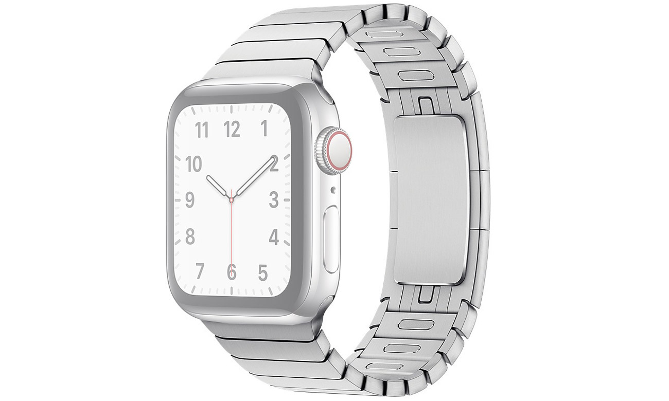 Bransoleta panelowa w kolorze srebrnym do Apple Watch 40 mm