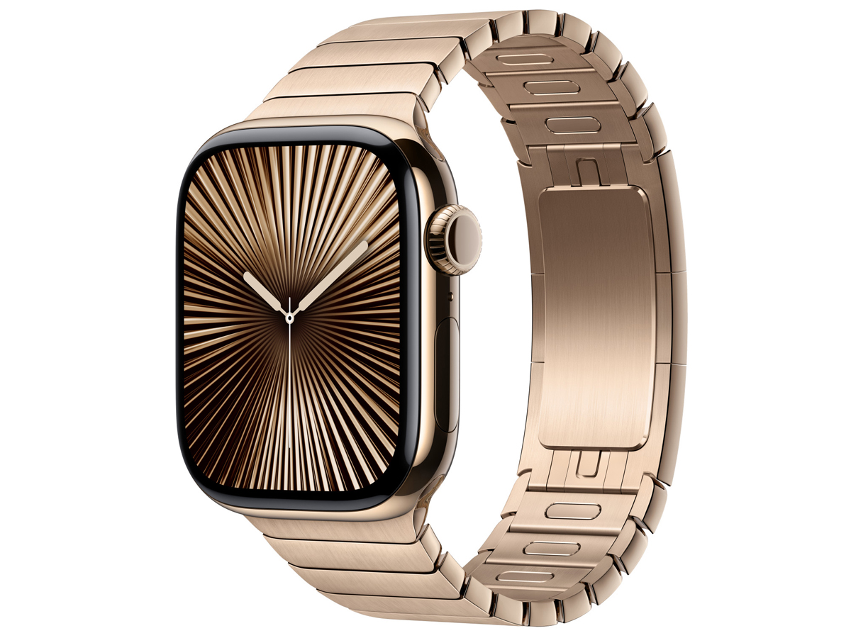 Bransoleta panelowa do Apple Watch 38-42 mm Złota - Widok ogólny