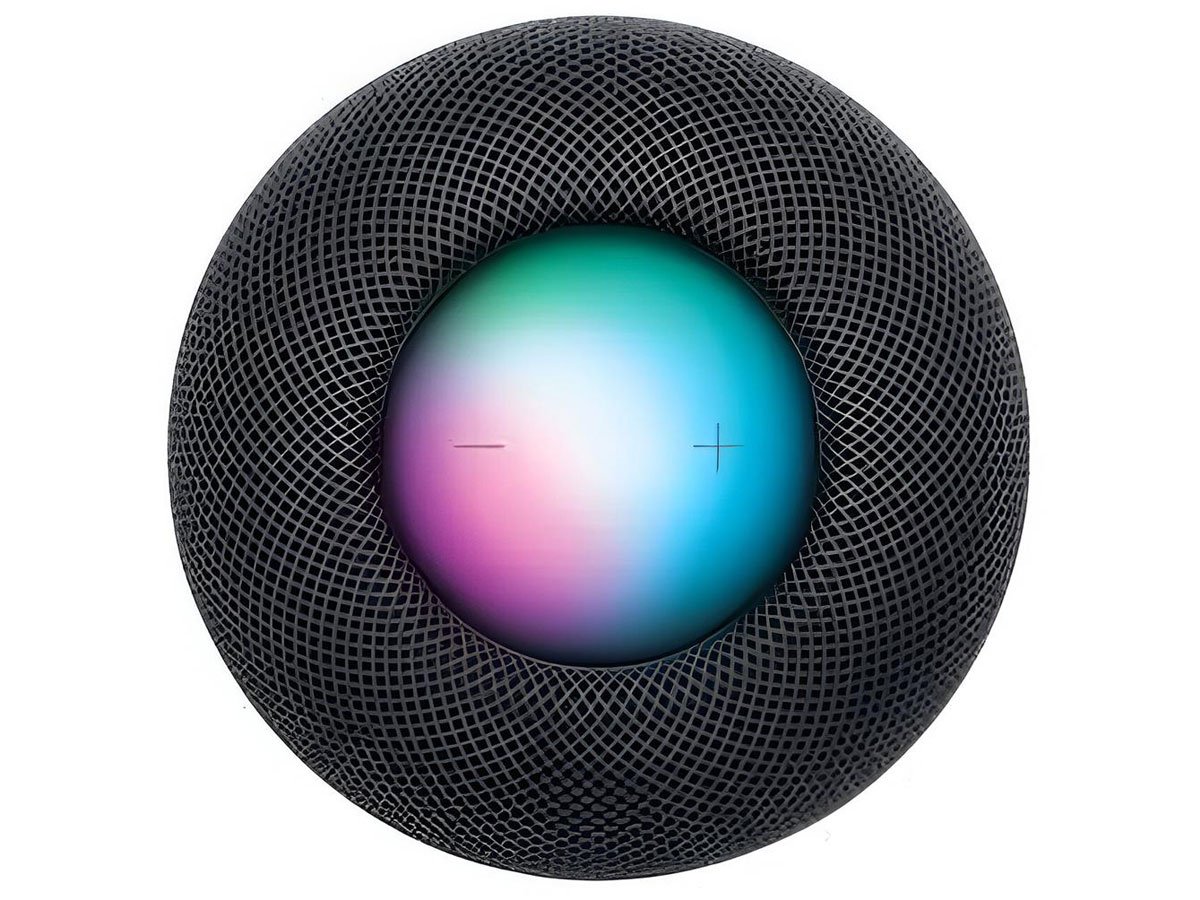 Inteligentny głośnik Apple HomePod Mini Szary - Widok od góry
