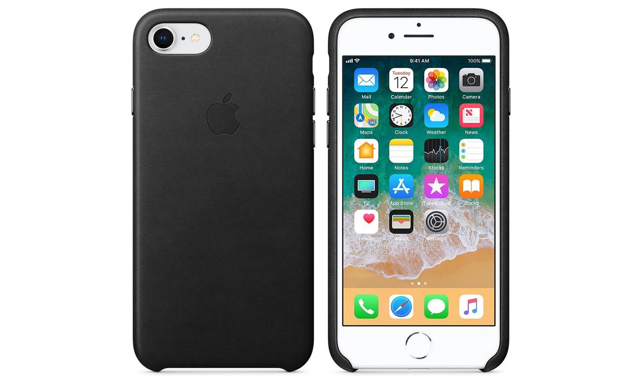 Apple Leather Case do iPhone 7/8