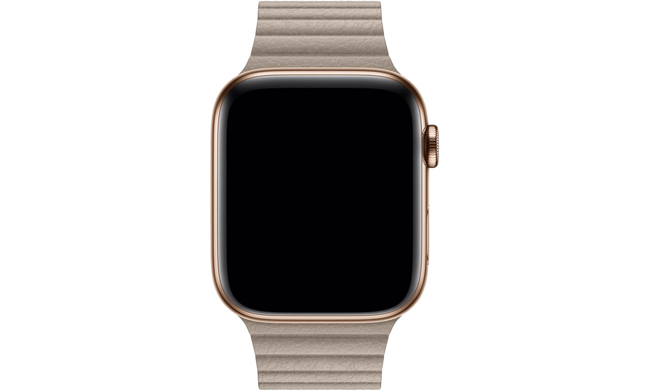 Apple Opaska skórzana piaskowa koperty 44 mm M