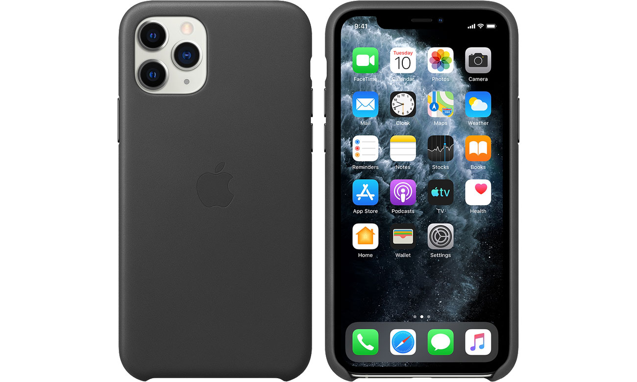 Apple Leather Case do iPhone 11 Pro Black MWYE2ZM/A