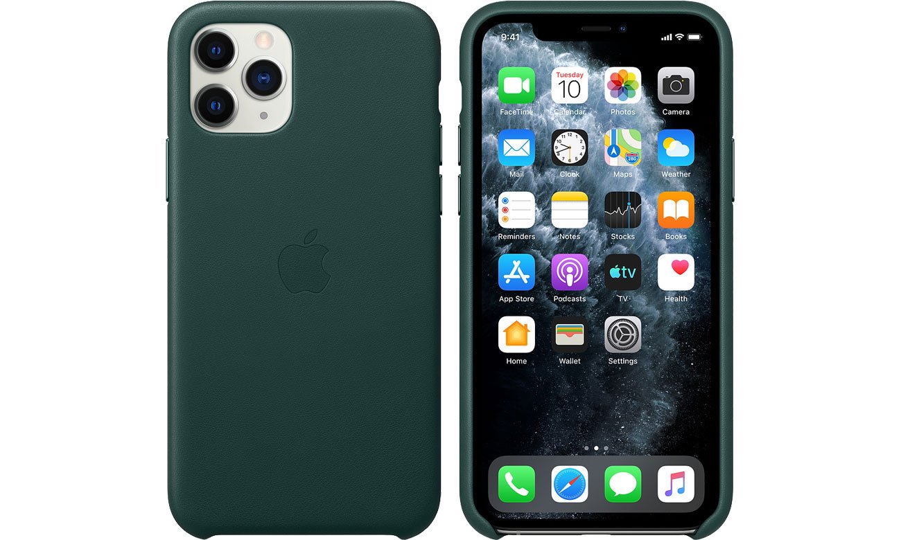 Apple Leather Case do iPhone 11 Pro Black MWYE2ZM/A