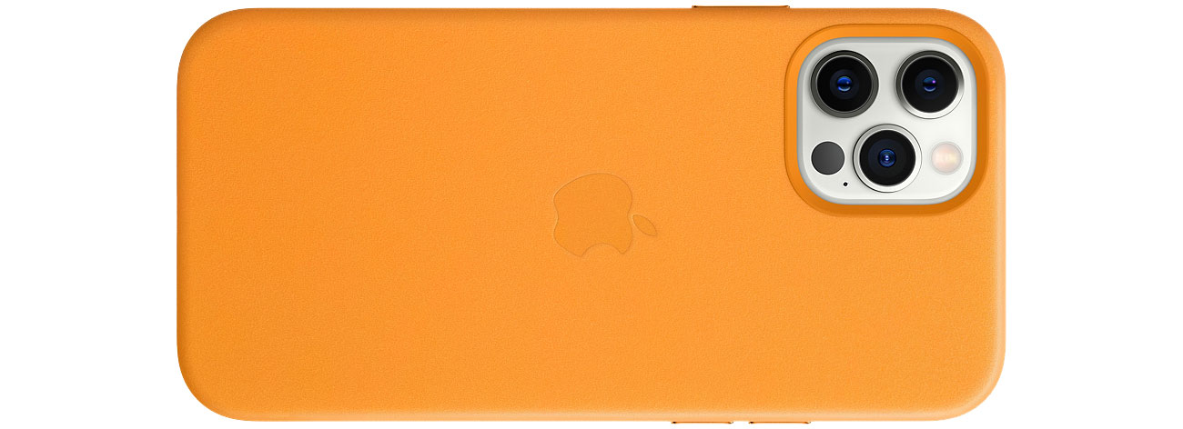 Apple Skórzane etui iPhone 12|12Pro kalifornijski mak MHKC3ZM/A