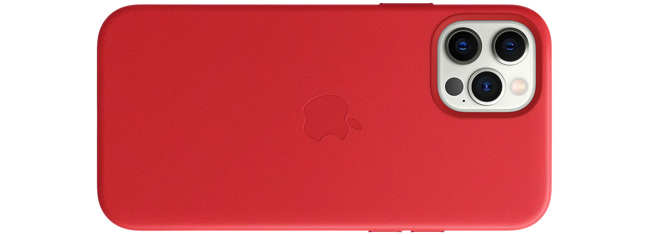 Apple Skórzane etui iPhone 12|12Pro (PRODUCT)RED MHKD3ZM/A