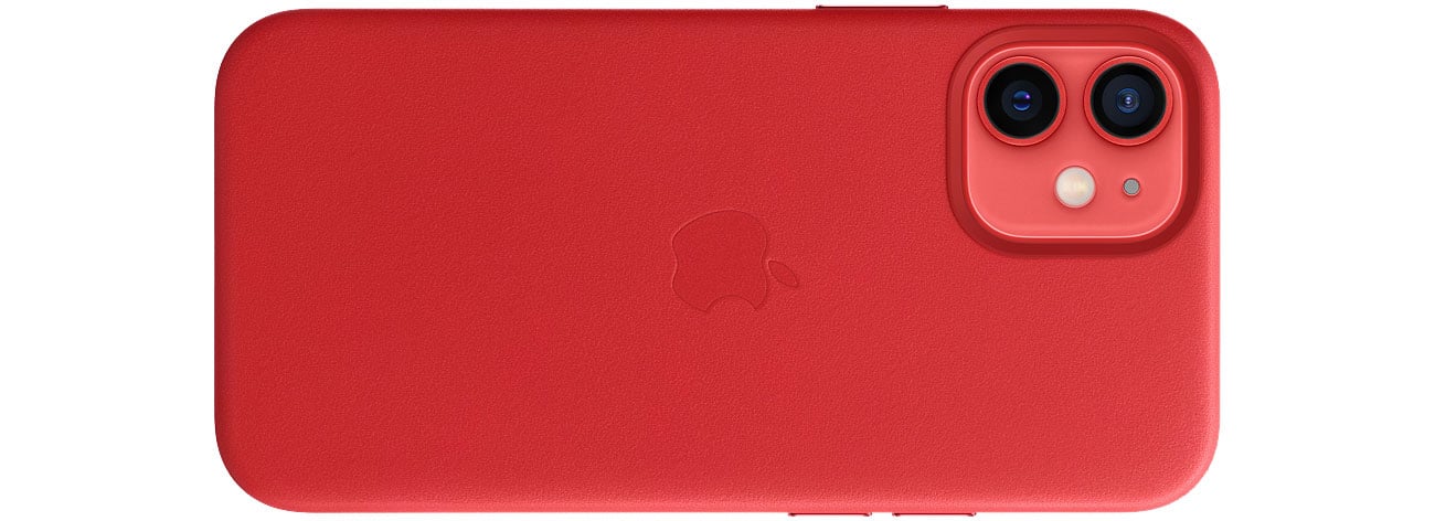 Apple Skórzane etui iPhone 12 mini (PRODUCT)RED MHK73ZM/A