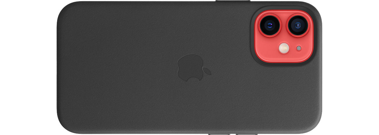Apple Skórzane etui iPhone 12 mini czarne MHKA3ZM/A