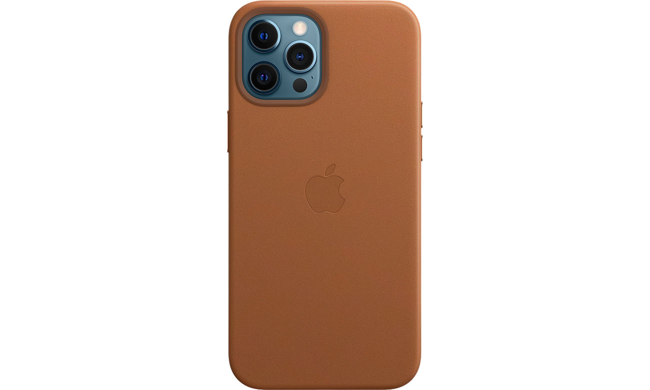 Skórzane etui iPhone 12 Pro Max naturalny brąz MHKL3ZM/A