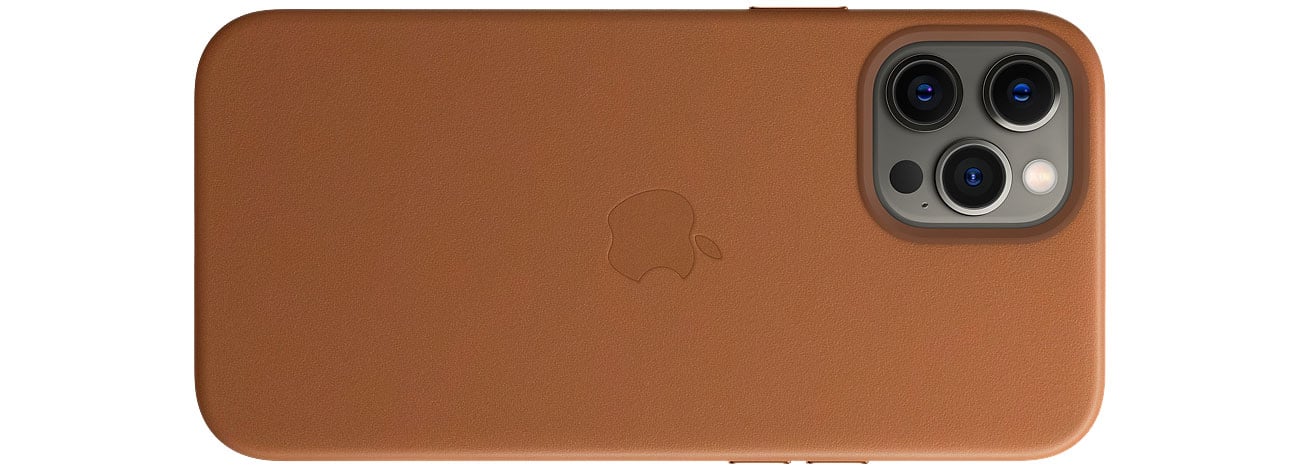 Skórzane etui iPhone 12 Pro Max naturalny brąz MHKL3ZM/A