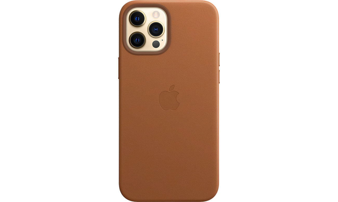 Skórzane etui iPhone 12 Pro Max naturalny brąz MHKL3ZM/A