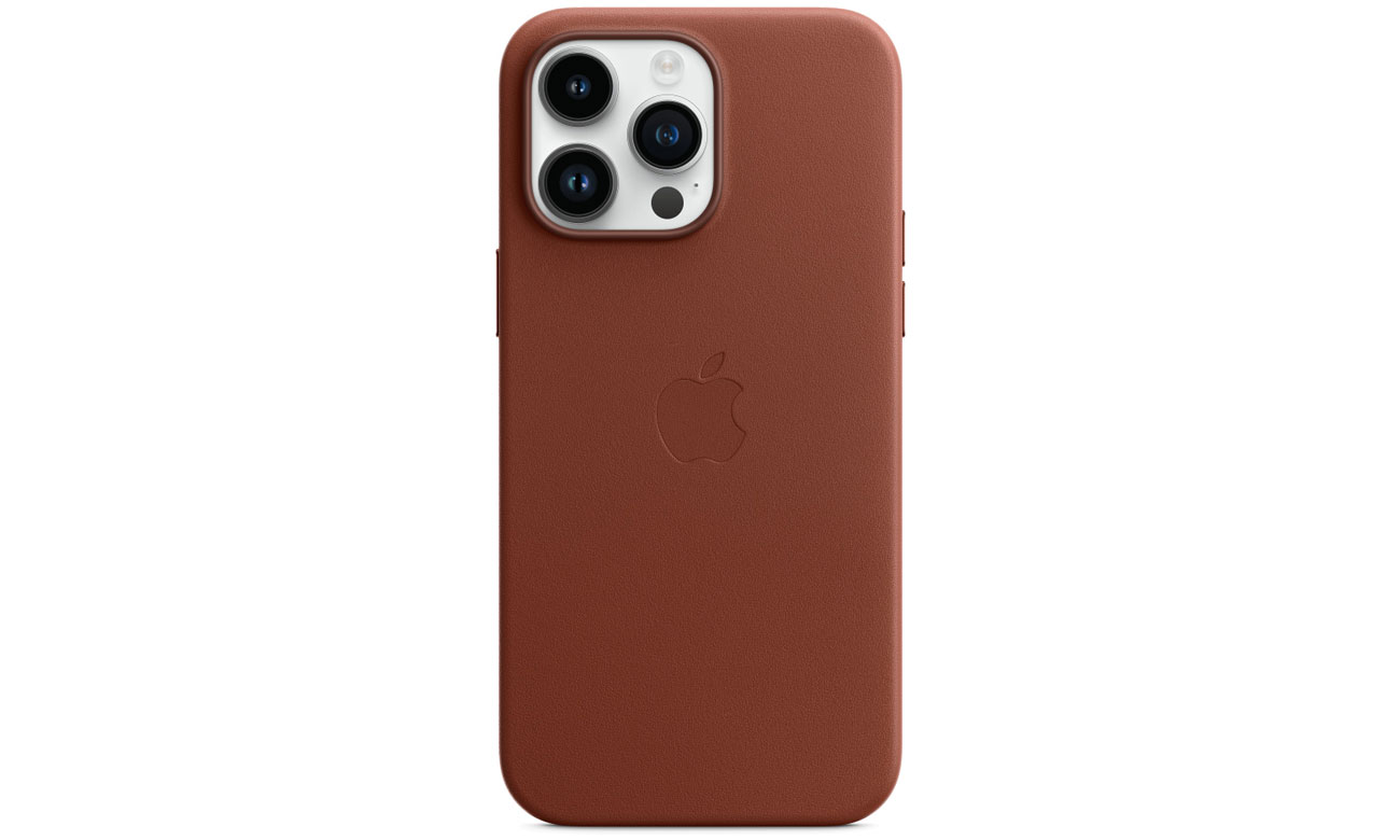Skórzane etui do iPhone 14 Pro Max umbra