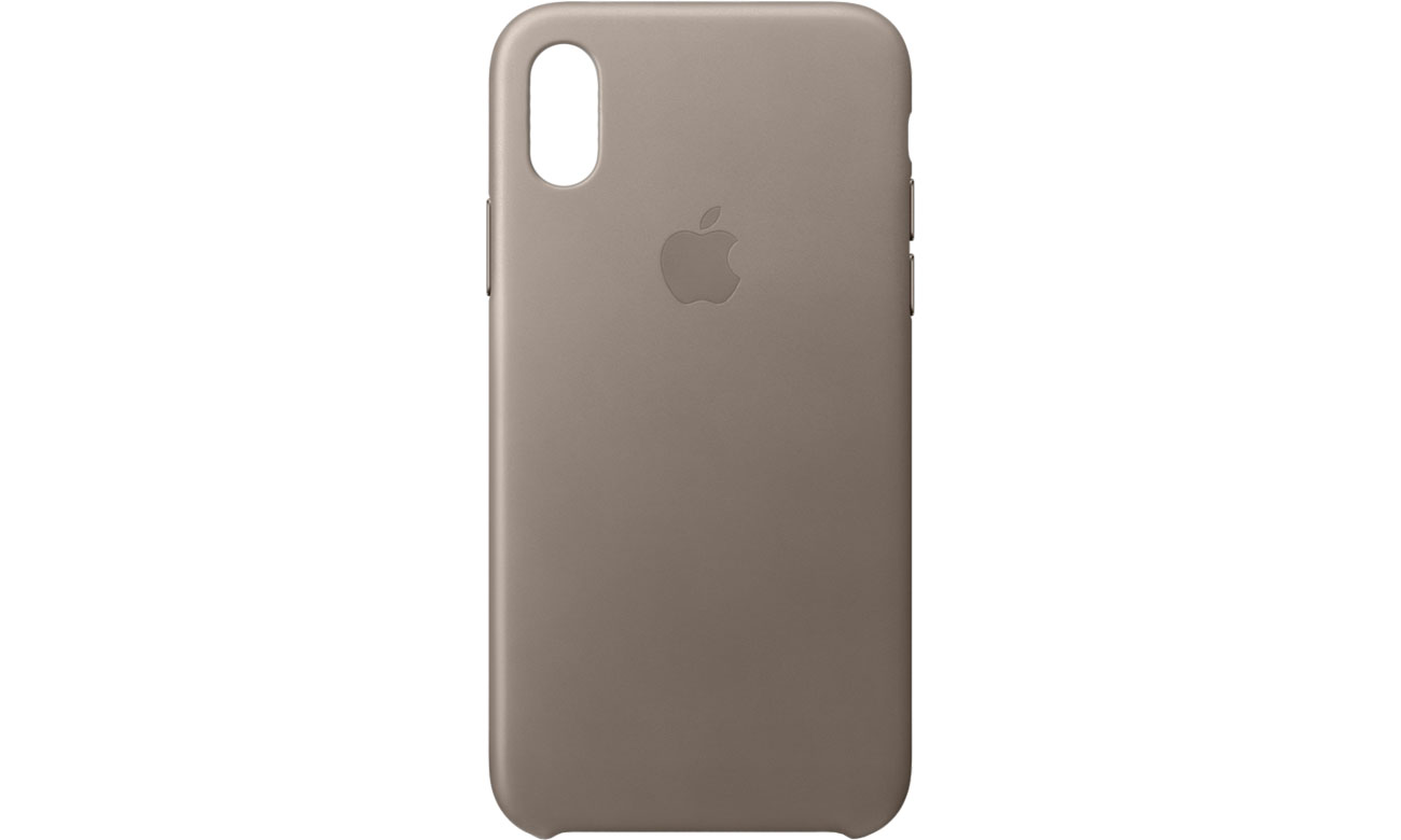 Etui skórzane Apple Leather Case Taupe iPhone X