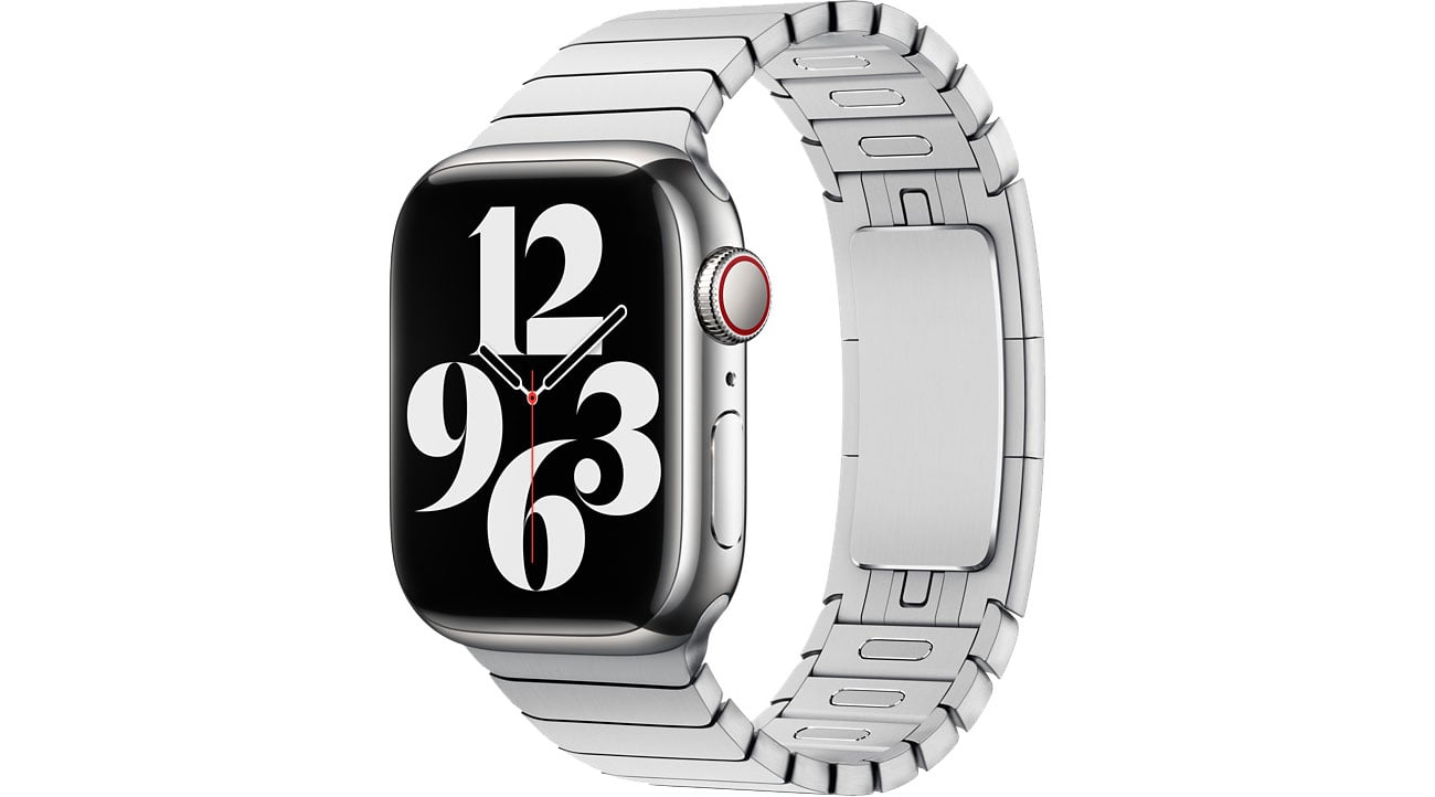 Apple Bransoleta panelowa 38 mm srebrna