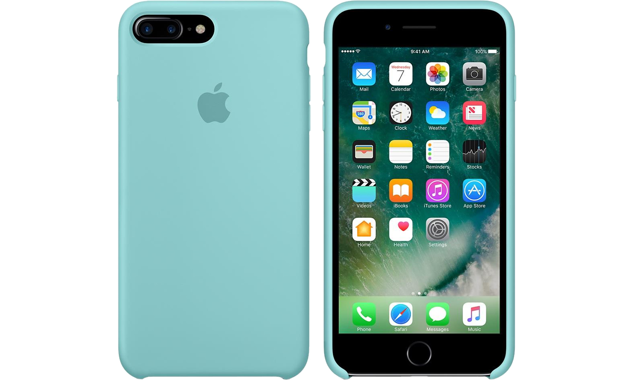Etui Apple Silicone Case do iPhone 7 Plus morski MMQY2ZM/A