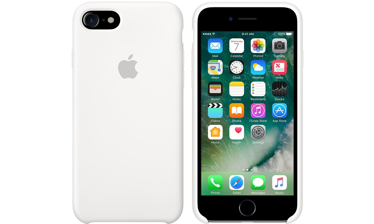 Etui Apple Silicone Case do iPhone 7 biały MMWF2ZM/A