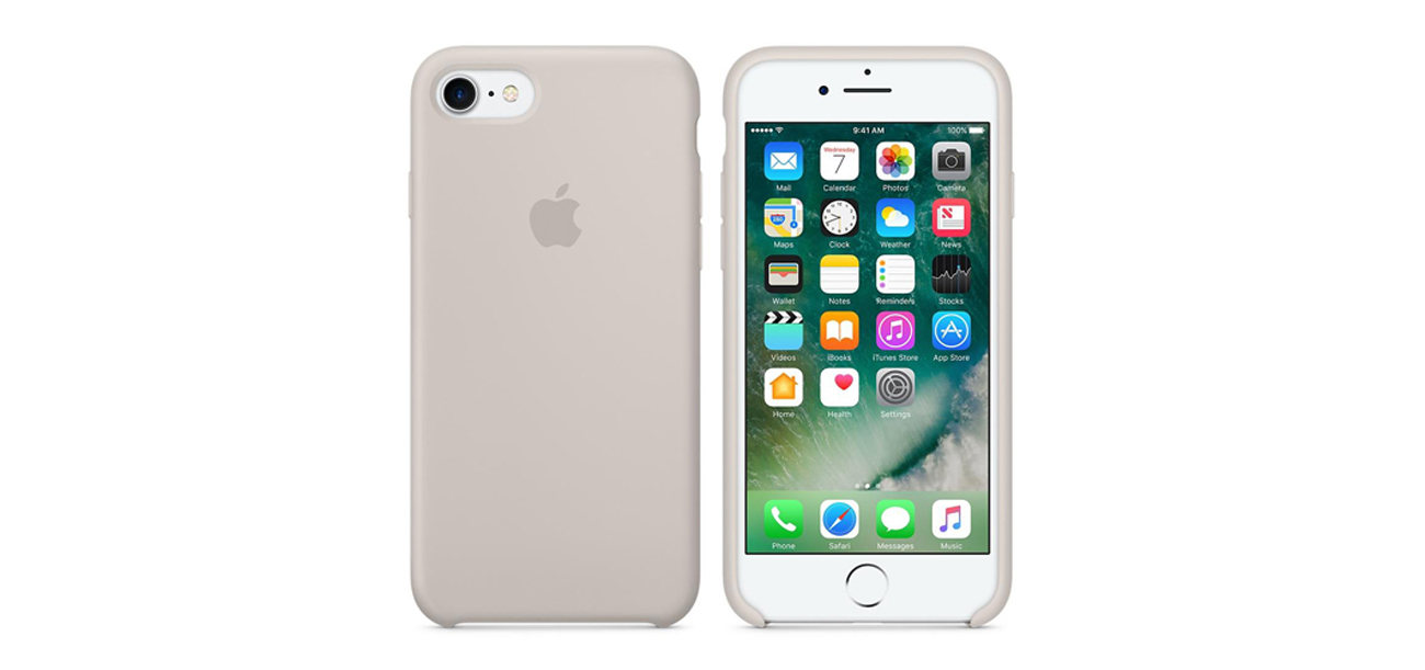 Etui Apple Silicone Case do iPhone 7 kamienny MMWR2ZM/A