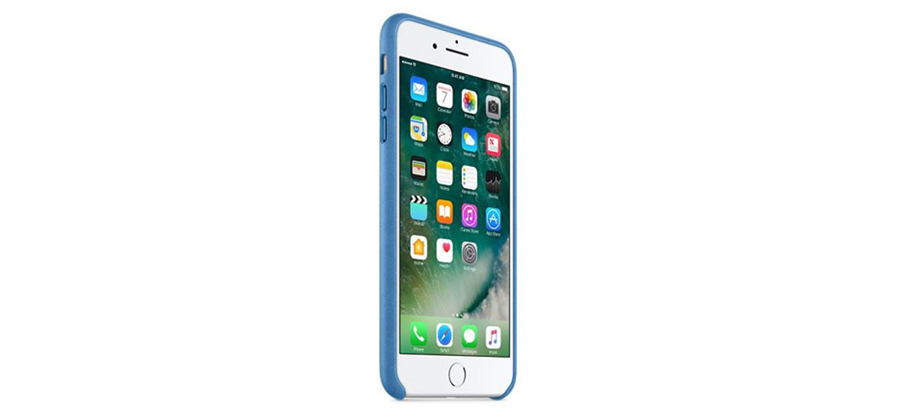 Apple Leather Case do iPhone 7 Plus wykonane ze skóry europejskiej wyściółka z mikrofibry