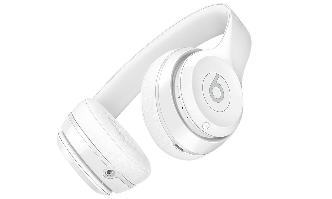 Słuchawki Apple Beats Solo3 Wireless Białe Bateria