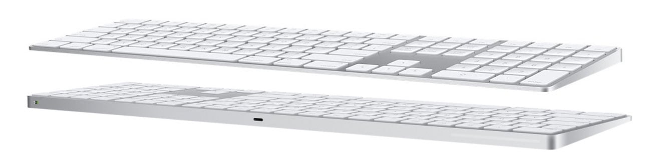 Apple Magic Keyboard z polem numerycznym biała