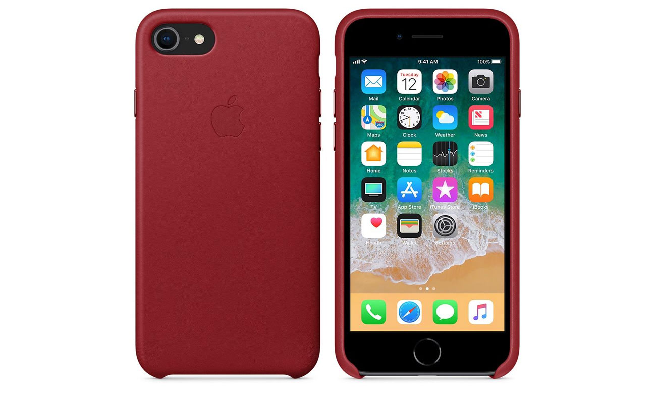 Apple Leather Case do iPhone 7/8