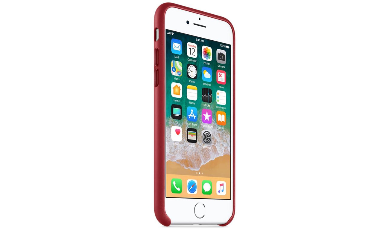Apple Leather Case do iPhone 7/8